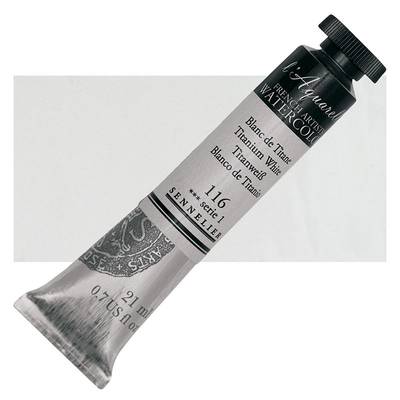 Sennelier Artist Tüp Sulu Boya 21ml Seri 1 No:116 Titanium White