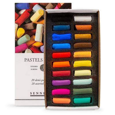 Sennelier Extra Soft Pastel Boya Assorted 20li Yarım Boy