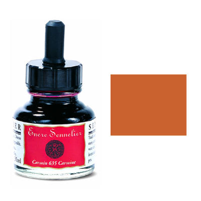 Sennelier Ink Çizim Mürekkebi 30ml-Burnt Sienna