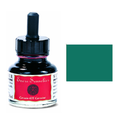 Sennelier - Sennelier Ink Çizim Mürekkebi 30ml-Deep Green