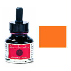 Sennelier - Sennelier Ink Çizim Mürekkebi 30ml-Orange