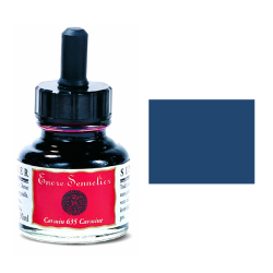 Sennelier - Sennelier Ink Çizim Mürekkebi 30ml-Prussian Blue