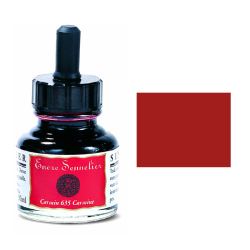 Sennelier - Sennelier Ink Çizim Mürekkebi 30ml-Red Brown