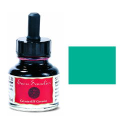 Sennelier - Sennelier Ink Çizim Mürekkebi 30ml-Spring Green