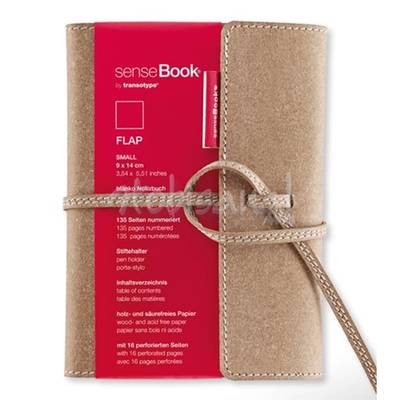 Transotype SenseBook Flap Defter 135 Yaprak A6 Kareli