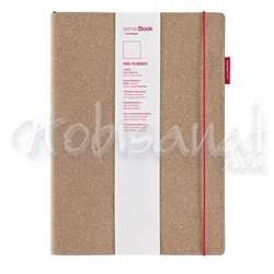 SenseBook - Transotype SenseBook Red Rubber A4 Kareli Defter