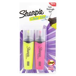 Sharpie - Sharpie Clear View Fosforlu İşaretleme Kalemi 2li