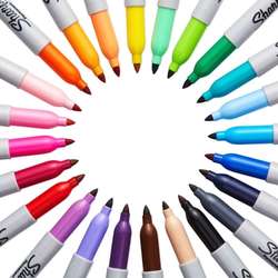 Sharpie Fine Permanent Marker 28li Karışık Kutu Balık - 4