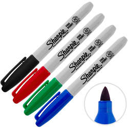 Sharpie - Sharpie Fine Point Marker Kalem 4lü Set (1)