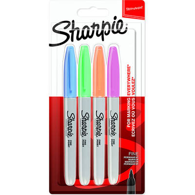 Sharpie Fine Point Marker Kalem 4lü Set Pastel Renkler