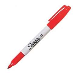 Sharpie - Sharpie Fine Point Marker-Red