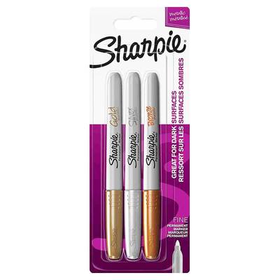 Sharpie Metalik Marker Karışık 3lü Set