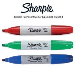 Sharpie - Sharpie Permanent Marker Kalem Seti 3lü Set 3 (1)