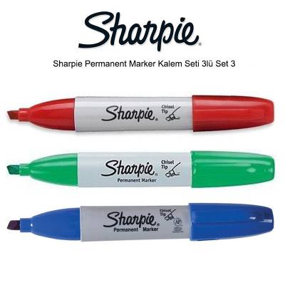 Sharpie Permanent Marker Kalem Seti 3lü Set 3