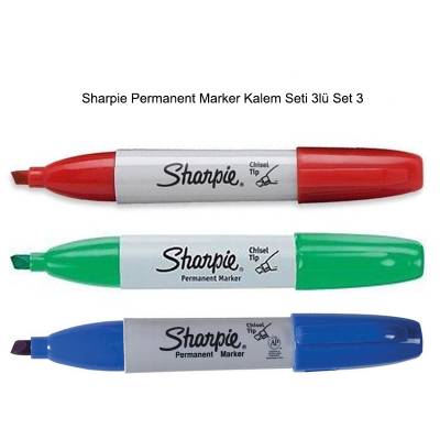 Sharpie Permanent Marker Kalem Seti 3lü Set 3