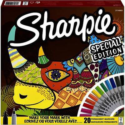 Sharpie Permanent Marker Karışık Kutu Gergedan 20li 2110122