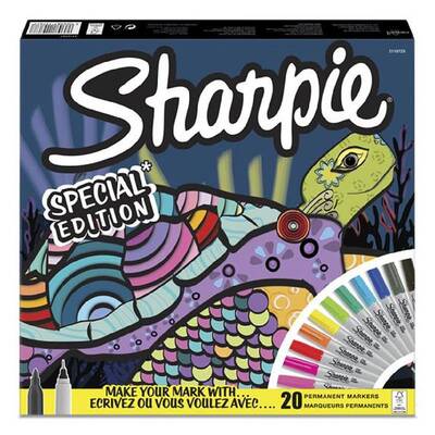 Sharpie Permanent Marker Karışık Kutu Kaplumbağa 20li 2115767