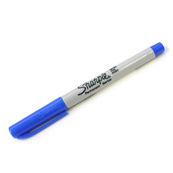Sharpie - Sharpie Permanent Marker Ultra Fine Point Mavi