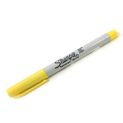 Sharpie - Sharpie Permanent Marker Ultra Fine Point Sarı
