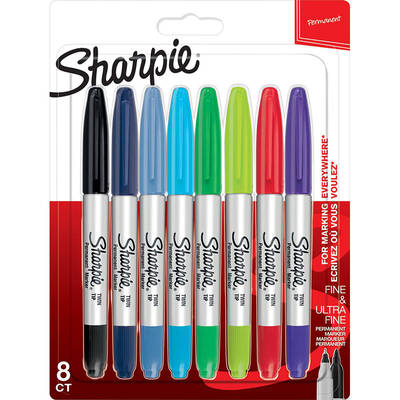 Sharpie Twin Tip Permanent Marker 8li Set