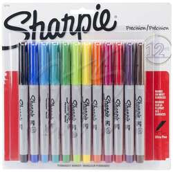 Sharpie - Sharpie Ultra Fine Point Marker Kalem 12li Set