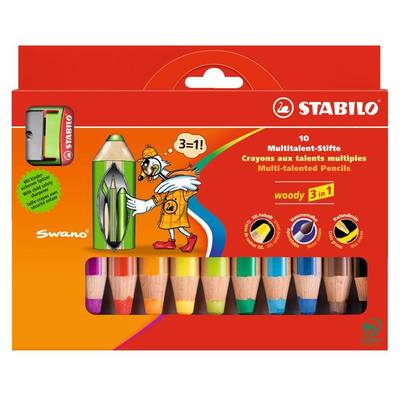 Stabilo Multi Talented Pencils 3 in 1 Kuru Boya Seti