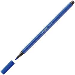 Stabilo - Stabilo Pen 68 Keçe Uçlu Kalem 1mm Koyu Mavi