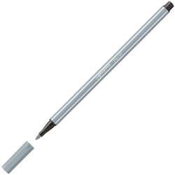 Stabilo - Stabilo Pen 68 Keçe Uçlu Kalem 1mm Soğuk Gri