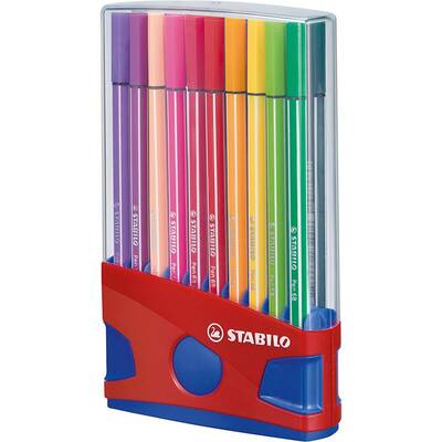 Stabilo Pen 68 Keçe Uçlu Kalem 20li Set