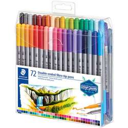 Staedtler - Staedtler Çift Taraflı Keçeli Kalem 72li 0.5-3.0mm 3200 TB72 (1)