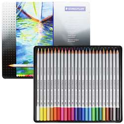 Staedtler - Staedtler Karat Aquarell Sulu Boya Kalemi 24lü Set