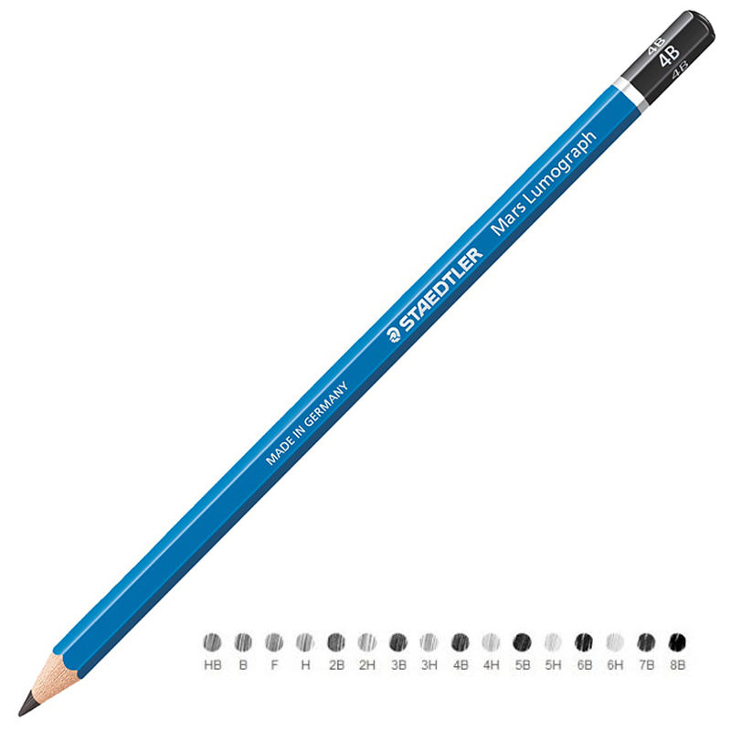 Staedtler Mars Lumograph Dereceli Kalem 4b
