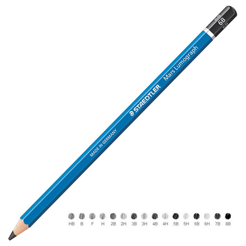Staedtler Mars Lumograph Dereceli Kalem 6b