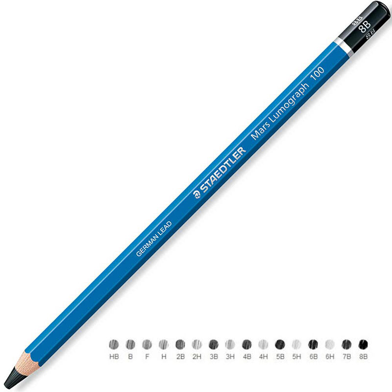 Staedtler Mars Lumograph Dereceli Kalem 8b
