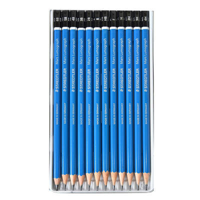 Staedtler Mars Lumograph Dereceli Kalem Seti 12li