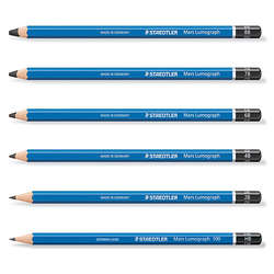Staedtler Mars Lumograph Dereceli Kalem Seti 6lı - 4