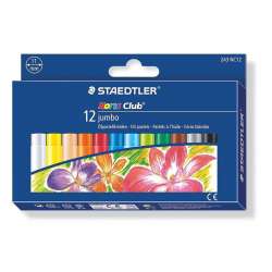 Staedtler - Staedtler Noris Jumbo Yağlı Pastel Boya 12li 243 NC12