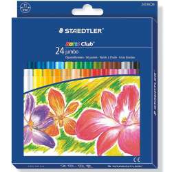 Staedtler - Staedtler Noris Jumbo Yağlı Pastel Boya 24lü 243 NC24