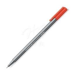 Staedtler - Staedtler Triplus Color Fineliner İnce Uçlu Keçeli Kalem 2 Red 0.3mm