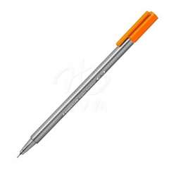 Staedtler - Staedtler Triplus Color Fineliner İnce Uçlu Keçeli Kalem 4 Orange 0.3mm