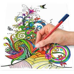 Staedtler Triplus Color Keçe Uçlu Kalem 1.0mm 15li Metal Kutu - 4