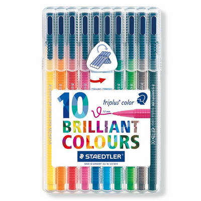 Staedtler Triplus Color Keçe Uçlu Kalem 1.0mm 10lu Set