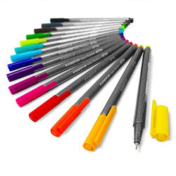 Staedtler Triplus Fineliner İnce Uçlu Keçeli Kalem 0.3mm 15li - 3