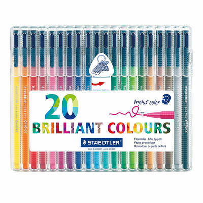 Staedtler Triplus Color Keçe Uçlu Kalem 1.0mm 20li Set