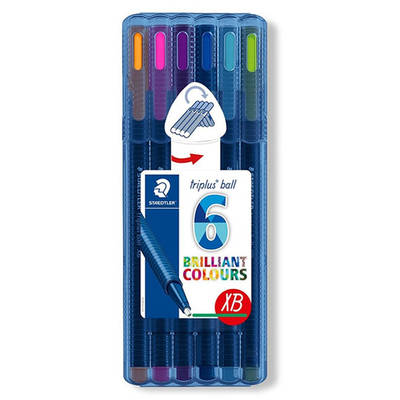 Staedtler Triplus Üçgen Tükenmez Kalem 6lı Set