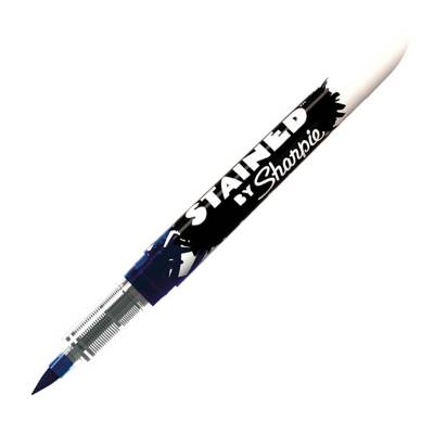 Stained By Sharpie Fabric Marker Tekstil Kalemi-Blue