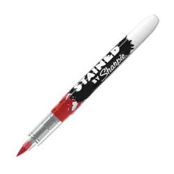 Sharpie - Stained By Sharpie Fabric Marker Tekstil Kalemi-Red