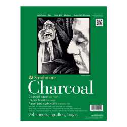 Strathmore - Strathmore Charcoal 24 Yaprak 90g 400 Series 15.2x22.9