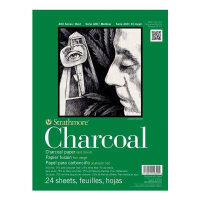 Strathmore Charcoal 24 Yaprak 90g 400 Series 15.2x22.9