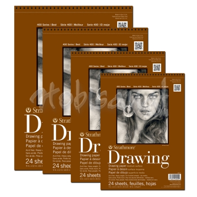 Strathmore Drawing Medium Surface 24 Yaprak 130 gr 400 Series - 1